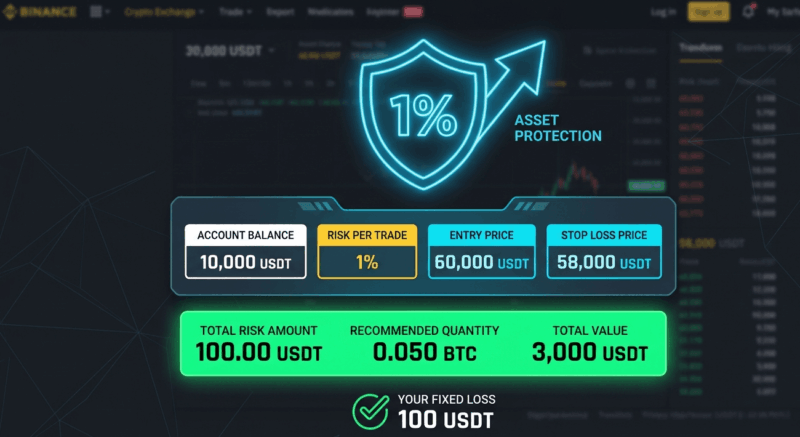 포지션 사이징 계산기 실제 사용 화면