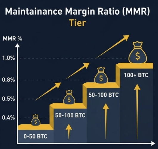 비트코인 선물 계산기 MMR Tier별 유지증거금 변동 원리